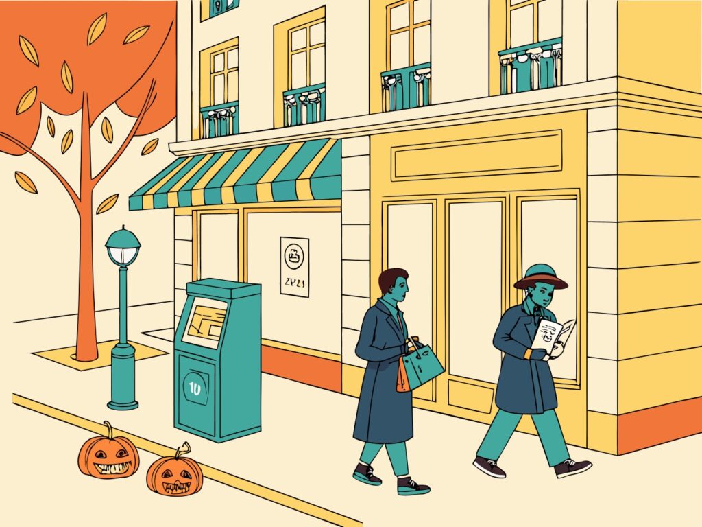 Le meilleur du street marketin gpour Halloween avec Gaston