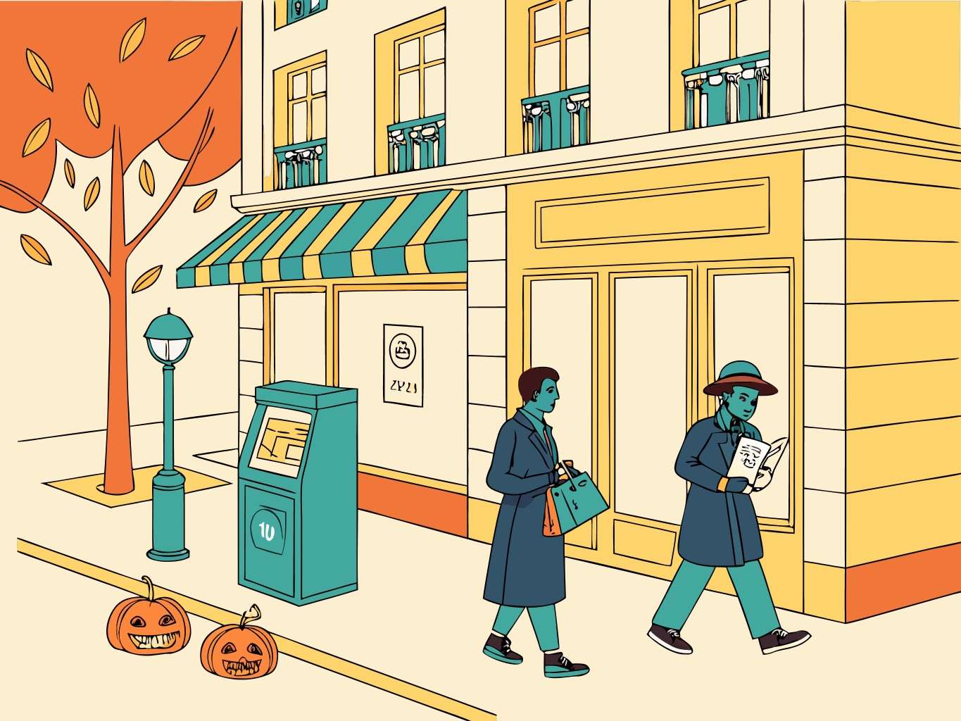 Le meilleur du street marketin gpour Halloween avec Gaston 