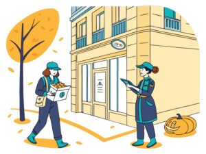 Street marketing halloween Gaston Diffusion