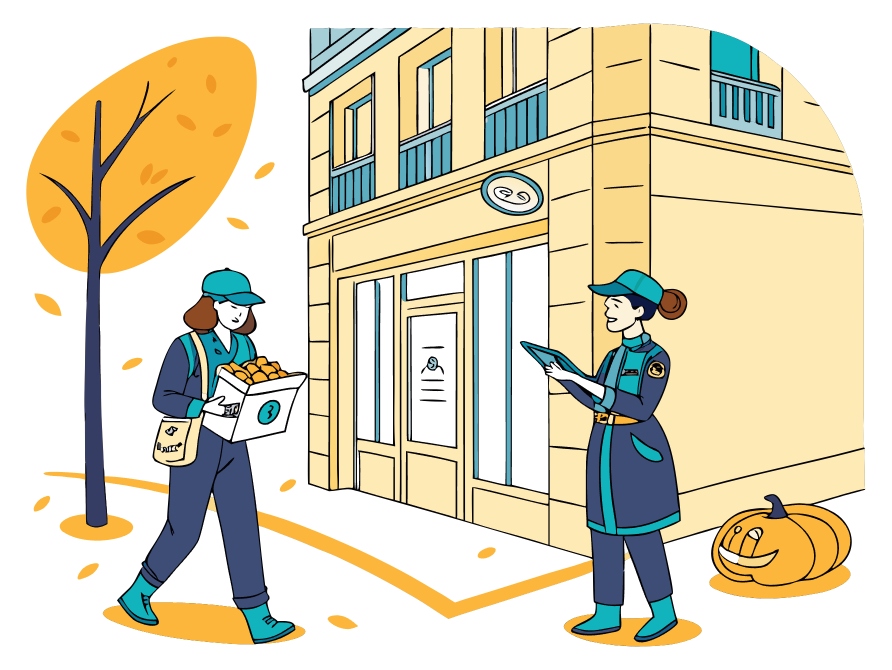 Street marketing halloween Gaston Diffusion